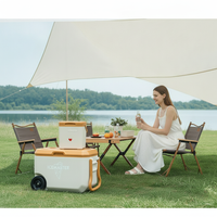Ice Master Insulated Cooler Box for Outdoor Camping, Portable Car Refrigerator, Commercial Ice Bucket