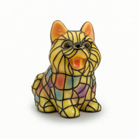 Mosaic Dog Night Light Cute Dog Lamp Cordless Puppy Night Light Cozy for Children, Bedside Table