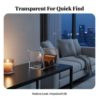 Multi-Compartment Clear Box Space-Saving Clear Divided container Easy to Clean
