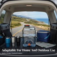Portable Water Tank with Spigot Food-Grade Material Portable Water Tank Leakproof Outdoor Equipment for Campers, Drivers, Home, Car Travel, Road Trips
