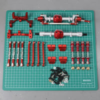 6 Pieces 1/12 Scale RC Car Axle Set Front Rear Axle Housing Set Easy Installation