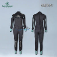 现货BESTDIVE SaveOcean水肺潜水服3/5MM连体湿衣男女保暖防寒
