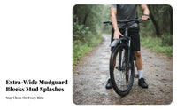 Additional Wide Cycle Mudguards Flexible Bike Mudguard Set Adjustable Cycle Mudguards Thickened Design Cycling Accessory