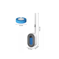 Automatic Holder Disposable Toilet Brush Hands-Hands-off Disposal Toilet Wand System for Bathroom