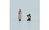 Interview Scene Model 3D Printed 1:64 Scale Figures Realistic Figurines for Collectors