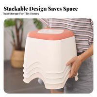 Space-Saving Slimline Stool Long-Lasting Household Furniture Multi-Use Small Seat Compact for Children, Homeowners, Apartment Dwellers, Living Room, Entryway, Bedroom, Bathroom