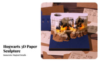 3D Calendar Memo Pad Creative Gift Architectural Paper Model Collectible & Functional 3D Memo Pad for Fans of Fantasy Genres, Collectors, Gifting