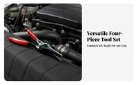 4 Pieces 4 Piece Automotive Hose Plier Kit Long-Lasting Car Water Pipe Clamp