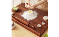 Wooden Prep Board  Pastry Board with Groove Heavy-Duty for Culinary Creators, Home Chefs, Countertop