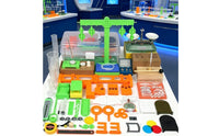 Junior High Physics Kit Green Holder Stand Stand Physics Experiment Kit and Metal Learning Aid