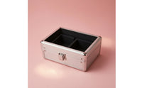 Double Watch Storage Box with Transparent Cover Portable Double Watch Box Sturdy for Travel, Dresser