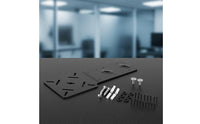 Space-Saving VESA Mounting Bracket Clutter-Clutterless Docking Station Mount Long-Lasting Docking Station Bracket Heavy-Duty for Telecommuter Workers, Workstations