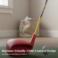 Large Sweet Area Kids Golf Club Lightweight Oversized Plastic Golf Club Forgiving Design for Boys, Juniors, Outdoor, Backyard, Driving Range
