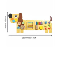 Wall Activity Board Interactive Wall Busy Board Motor Skills Children's Toy for Preschoolers