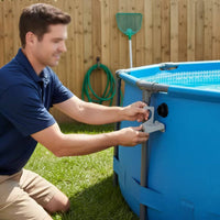 Pool Pipe Holder 3D-Printed Swimming Pool Pipe Holder Sturdy Secure for Above Ground Pools