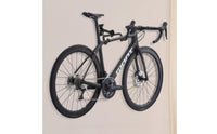 Wall-Mounted Bike Rack Matte Black Cycle Display Rack Wall-Mounted Bike Hanger Two-Hook Fixed for Indoor