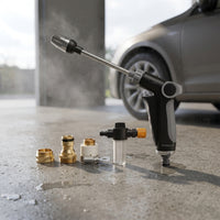 Car Wash with Foam Bottle Handheld Hose Nozzle Long-Lasting