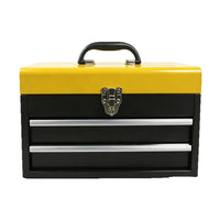 Portable Metal Tool Box Compact Tool Chest with Drawers Multi-Function Desktop Organizer for Mechanics