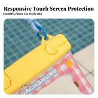 Cartoon Waterproof Phone Protector Buoyant Waterproof Phone Protector Floats for Beach Goers, Vacationers, Rafting, Water Park, Snorkeling