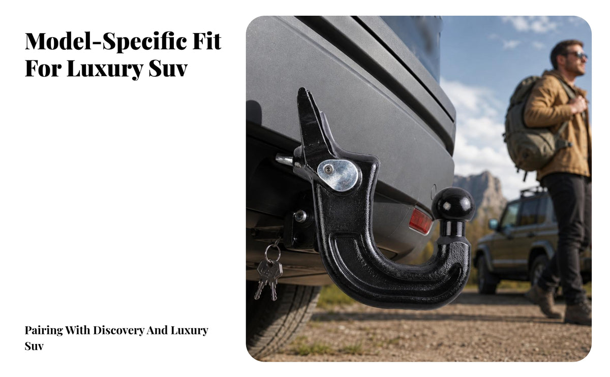Cast Metal Tow Hook Glossy Locking Tow Hook Impact-Resistant