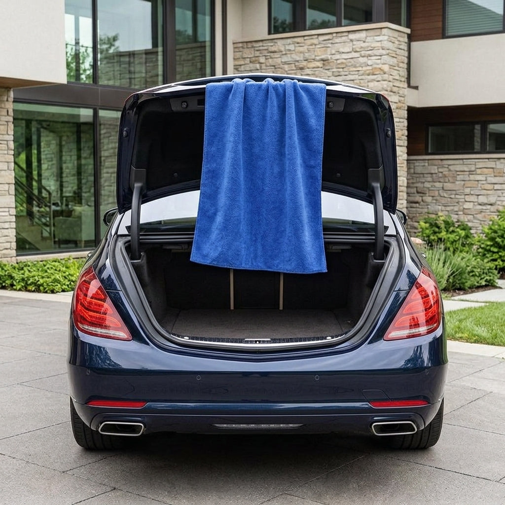 420 GSM Microfibre Cloth and Microfibre Towel, Non Abrasive Towel for Car Detailing, 40cm x 40cm Microfibre Towel for Clear Cleaning