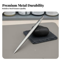 Stainless Steel Sculpting Tools Rust-Resistant Metal Clay Modeling Tool