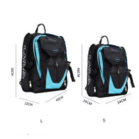 Ice Skate Backpack Multiple Compartments Inline Skate Backpack Water-Resistant for Outdoor, Travel