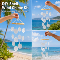 Make Your Personal Ocean Wind Chime DIY Kit Disc for Garden Wind Chimes Outdoor, Beginner Family Craft Kit