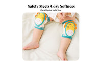 Shock-Absorbing Baby Crawling Knee Pads Breathable Material Anti-Slip Toddler Kneepads Lightweight & Flexible for Toddlers, Playtime