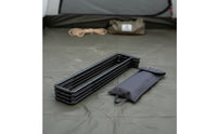Outdoor Water Bucket Stand Sturdy Construction Folding Ice Box Holder Quick Setup Mobile Container Holder for Picnic