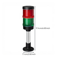 70mm LED Alarm Tower, dual-tone, 12-24V