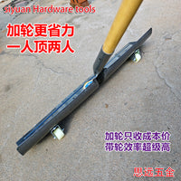 新款王中王加厚加重大雪铲高锰钢冰铲除雪工具加强筋垃圾铲牛粪铲