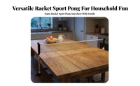 Quick Setup Portable Table Tennis Net Stable Design Adjustable Table Tennis Pong Net Set for Families, Beginners, Indoors, Garage, Basement
