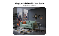 Minimalist Design 2-Seater Loveseat Fully Assembled space-efficient 2-Person Settee Space-Saving Sofa Easy Assembly for Apartment Dwellers, Young Adults, Students, Living Room, Bedroom, Study, Office