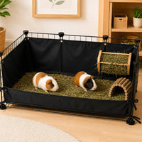 Waterproof Hay Feeder Bag Leakproof Hanging Hay Feeder Water Resistant Feeding Bag with Adjustable Strap Sturdy for Guinea Pigs