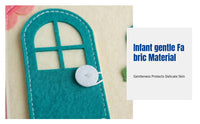 Infant Fabric Quiet Book, Montessori Early Education, Soft, Tear-Resistant, 3D Cognition Toy