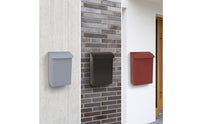 Wall Mount Mailbox Flat Backed Wall Mount Mailbox Low Profile Letterbox for Entryway