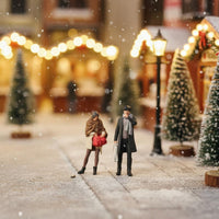 Winter Attire Miniature Figures Miniature Scene Ready 1:64 Scale Figure