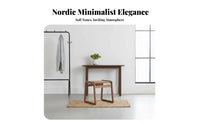 Modern Minimalist Woven Top Footstool Chinese aesthetic Small Stool space-saving Size Household Furniture Multi-Purpose for Homeowners, Children, removeice Workers, Balcony, Entryway, Tea Room, Bedroom