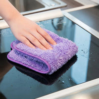 Highly Absorbent Microfibre Cloth and Car Drying Towel, Microfiber Cleaning Cloth for Dishes, Machine Washable and Reusable, 1 Pack