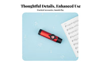 Easy to Learn Metal Kazoo Rust-Proof Aluminum Alloy Kazoo Rich Sound for Beginners, Musicians, Music Class, Performance, Festival