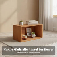 Solid Wood Construction Accent Console Space-Saving Stackable Organizer Block Versatile Sideboard Long-Lasting Design for Small Apartment Dwellers, Homeowners, DIY Enthusiasts, Dining Room, Bedroom, Entryway, Hallway