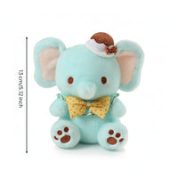 Stuffed Elephant with Bow Tie Cute Elephant Stuffed Animal Soft Fuzzy for Children, Nursery, Playroom
