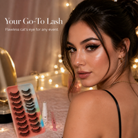 3D Eyelashes Natural Look False Eyelashes for E-Girl Makeup