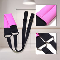 Ballet Stretch Strap with Padded Loops Adjustable Leg Stretch Strap with Buckles Stretching Band with Loops Multi Loop
