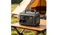 Portable Power Station Rechargeable Portable Power Station with Alternating Current Outlets 600W Solar Generator for RV Owners, Camping, Emergencies