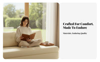 Space-Saving Fold-extendable Foam Lounger Multi-Functional Armless Fold-extendable Bed 2-Seater transformable Couch Modern aesthetic for Apartment Dwellers, Students, Homeowners, Small Spaces, Living Room, Balcony, Home Office