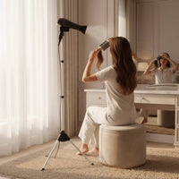Floor-Standing Hair Dryer Holder Portable for Salons, Bathrooms