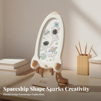 Adjustable Height Drawing Board Stand Ideal Gift Kids LCD Drawing Tablet Single-Press Erase LCD Writing Tablet Pressure-Sensitive for Children, Preschoolers, Early Learning, Kindergarten, Classroom, Playroom