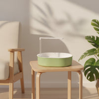 Bird Bath with Shower Compact Bird Bath with Water Circulator Oval for Pet Birds